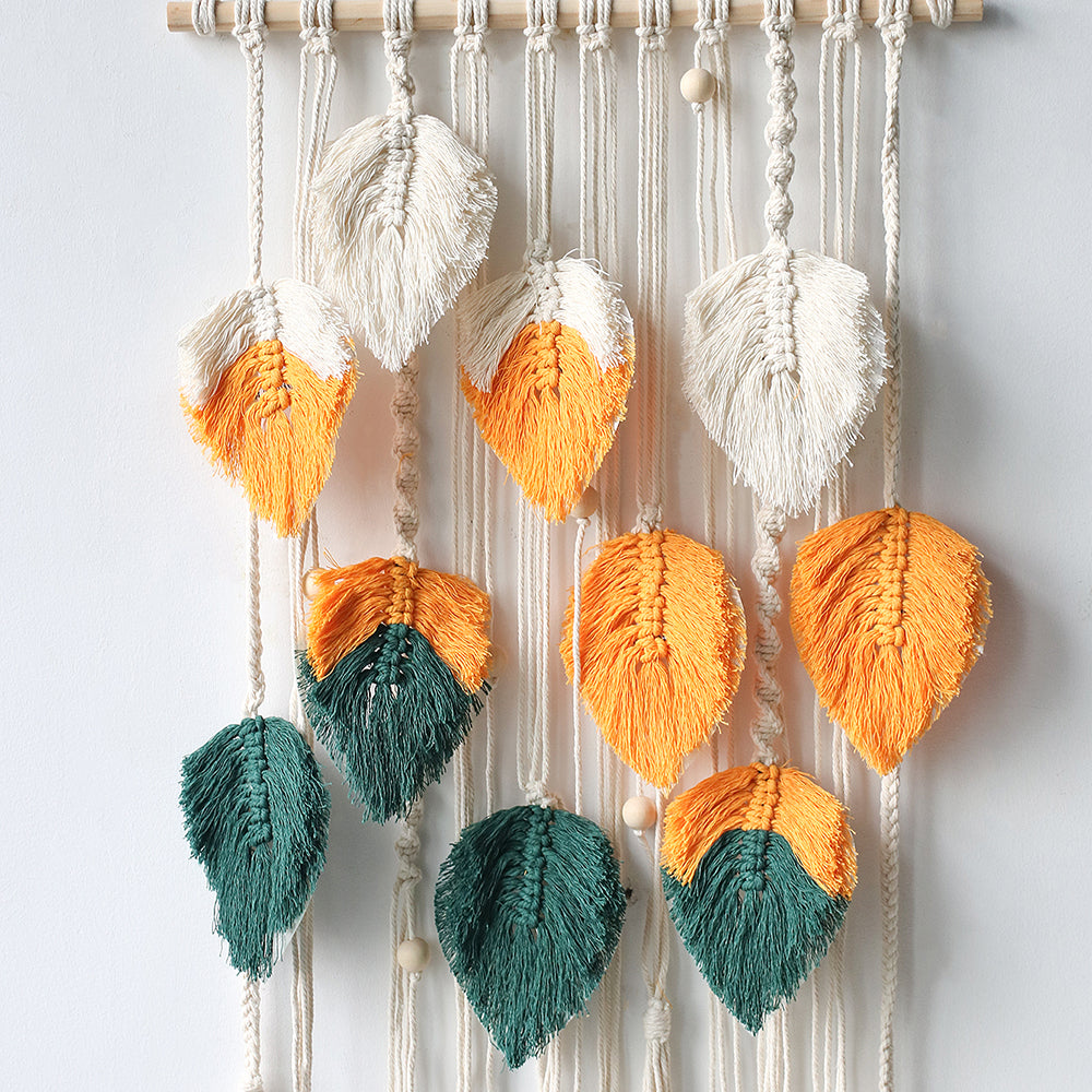 Leaf Macrame Wall Hang Decor