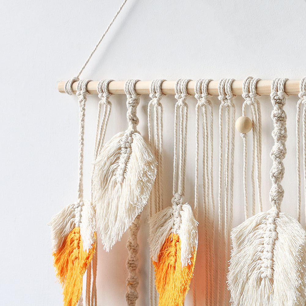 Leaf Macrame Wall Hang Decor