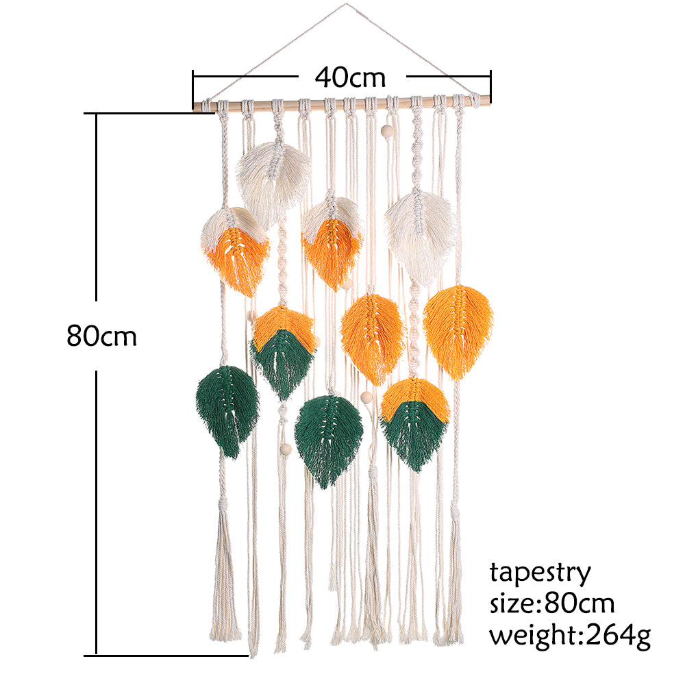 Leaf Macrame Wall Hang Decor