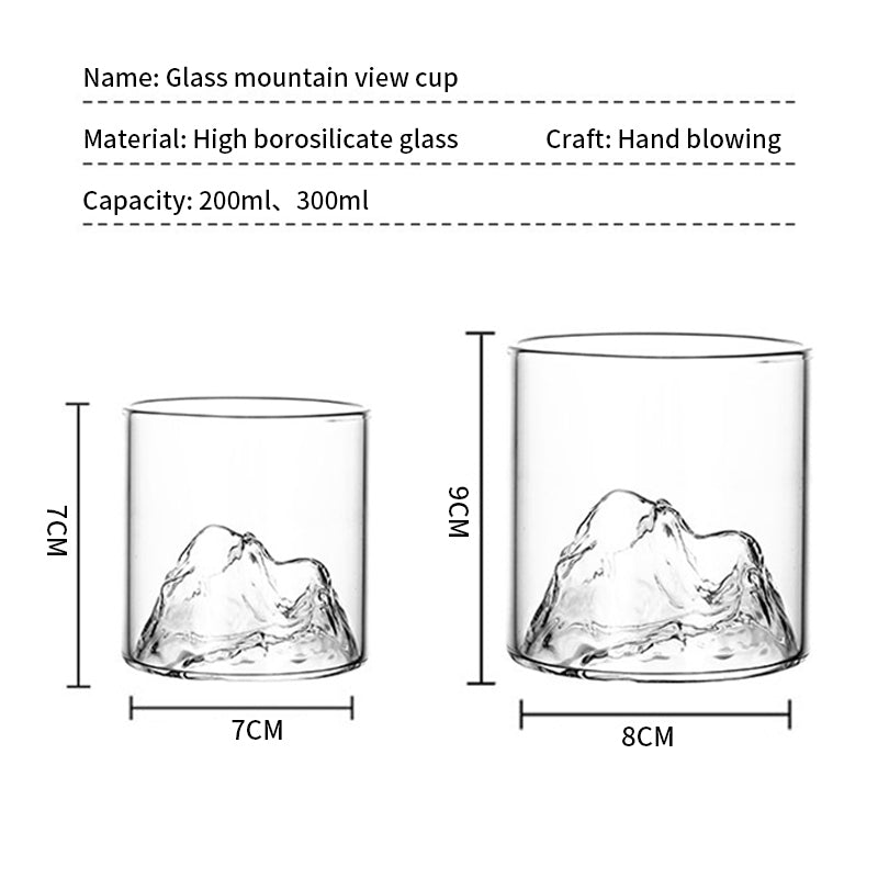 Mountain View Cocktail Glass