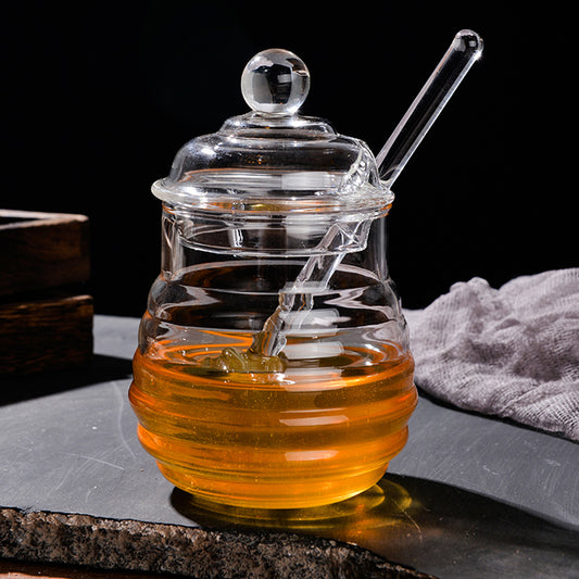 Buzz Worthy Glass Honey Jar