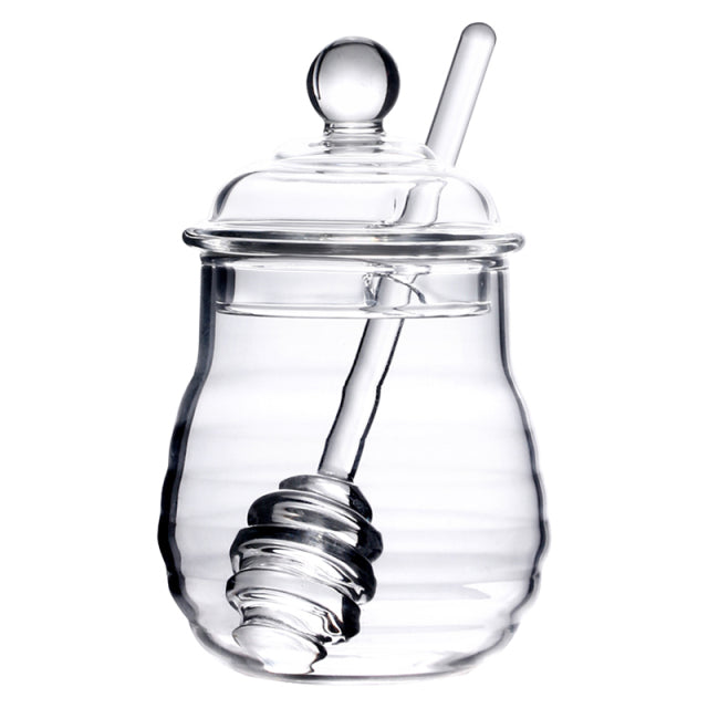 Buzz Worthy Glass Honey Jar