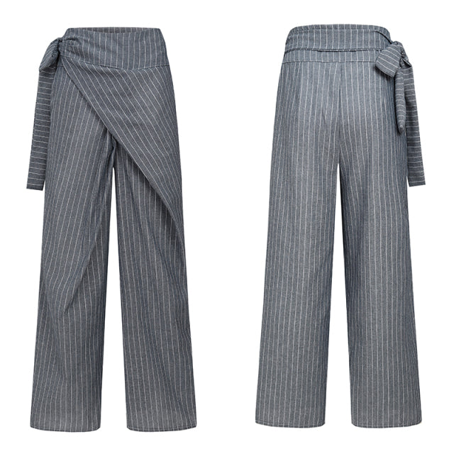 Belize Linen Wide-leg Long Trousers