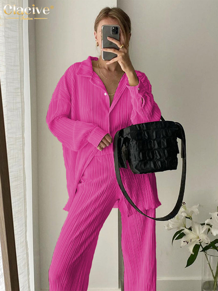 Clacive Causal Loose Home Suit