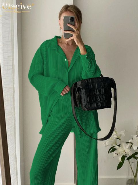 Clacive Causal Loose Home Suit