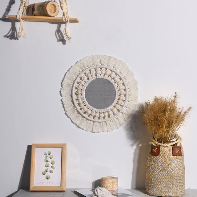 Boho Babe Macrame Mirror