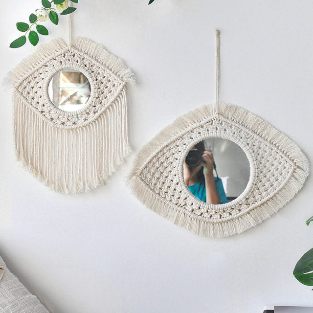 Boho Babe Macrame Mirror