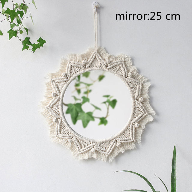 Boho Babe Macrame Mirror