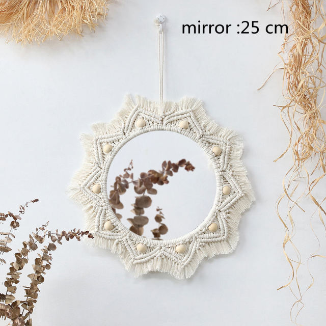 Boho Babe Macrame Mirror