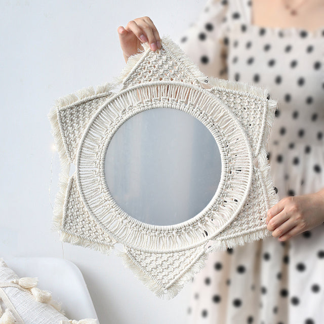 Boho Babe Macrame Mirror