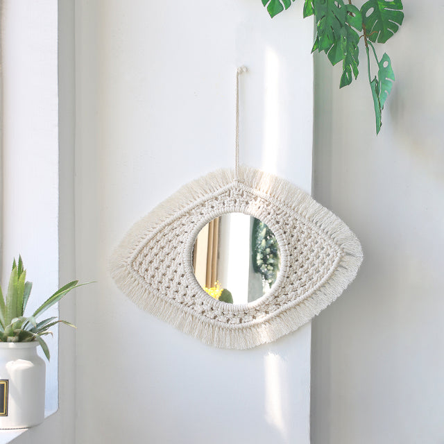 Boho Babe Macrame Mirror