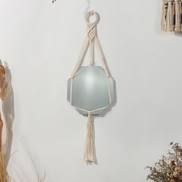 Boho Babe Macrame Mirror