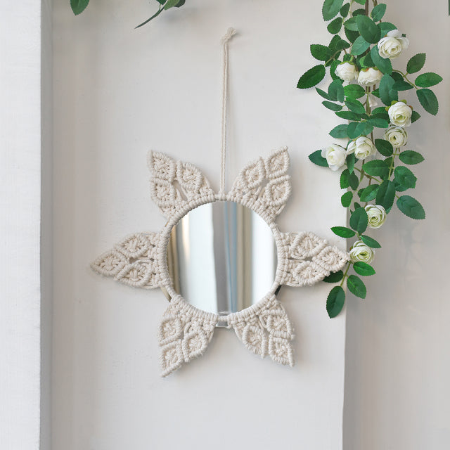 Boho Babe Macrame Mirror