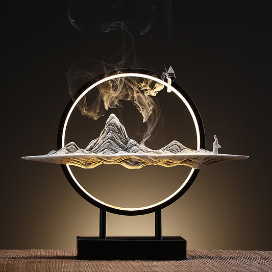 Misty Mountains Incense Burner Light