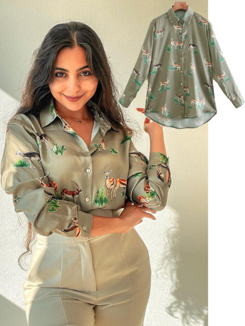 Travel Printed Blouse