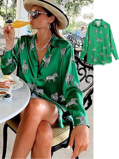 Travel Printed Blouse