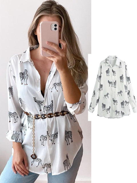 Travel Printed Blouse