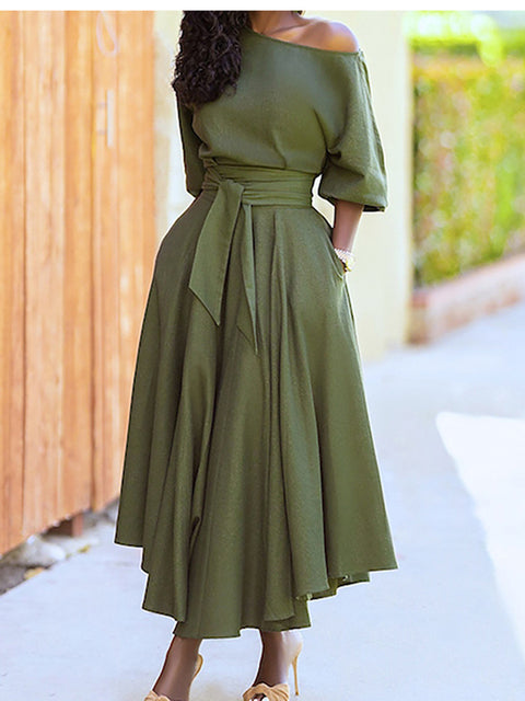 Zen Belted Dress