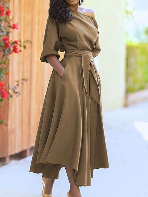 Zen Belted Dress