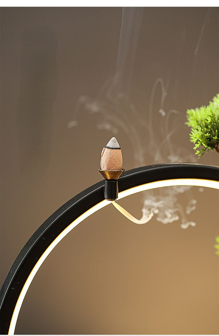 Peaceful Scene Backflow Incense Burner