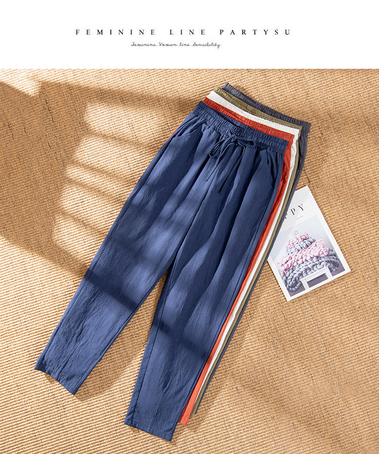 Tanzania Drawstring Linen Pants