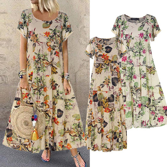 Jungle Cruise Linen Style Sundress