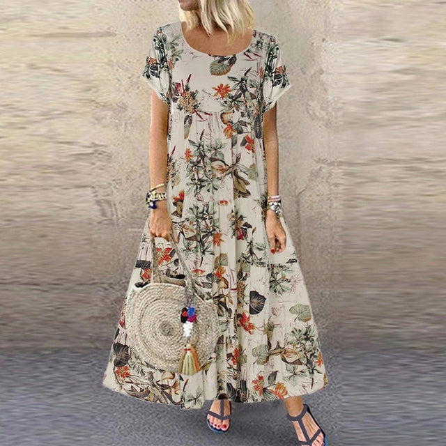 Jungle Cruise Linen Style Sundress