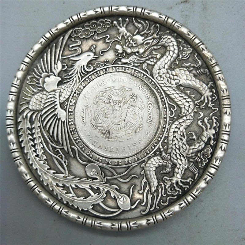 Phoenix Plate Ancient Carved Kirin