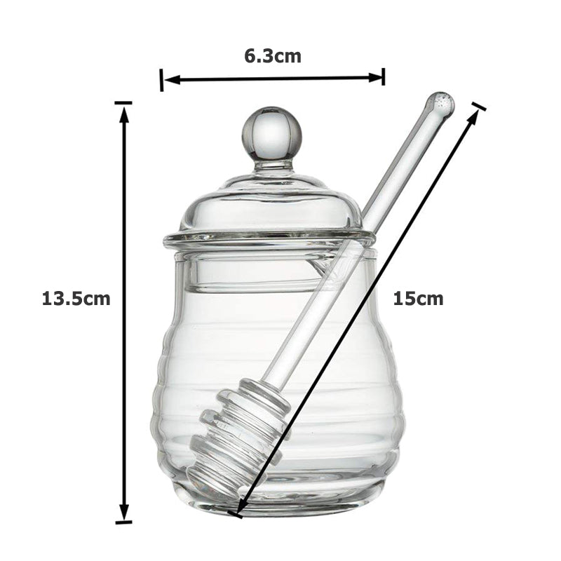 Buzz Worthy Glass Honey Jar