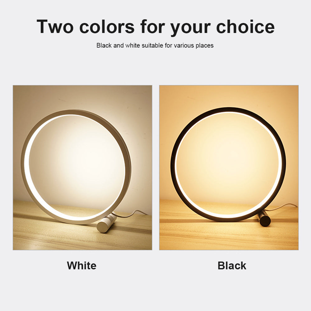 Aura 25CM LED Table Lamp Circular Desk Lamps