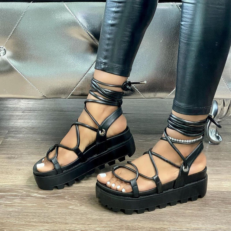 Gladiator Wrap Sandals