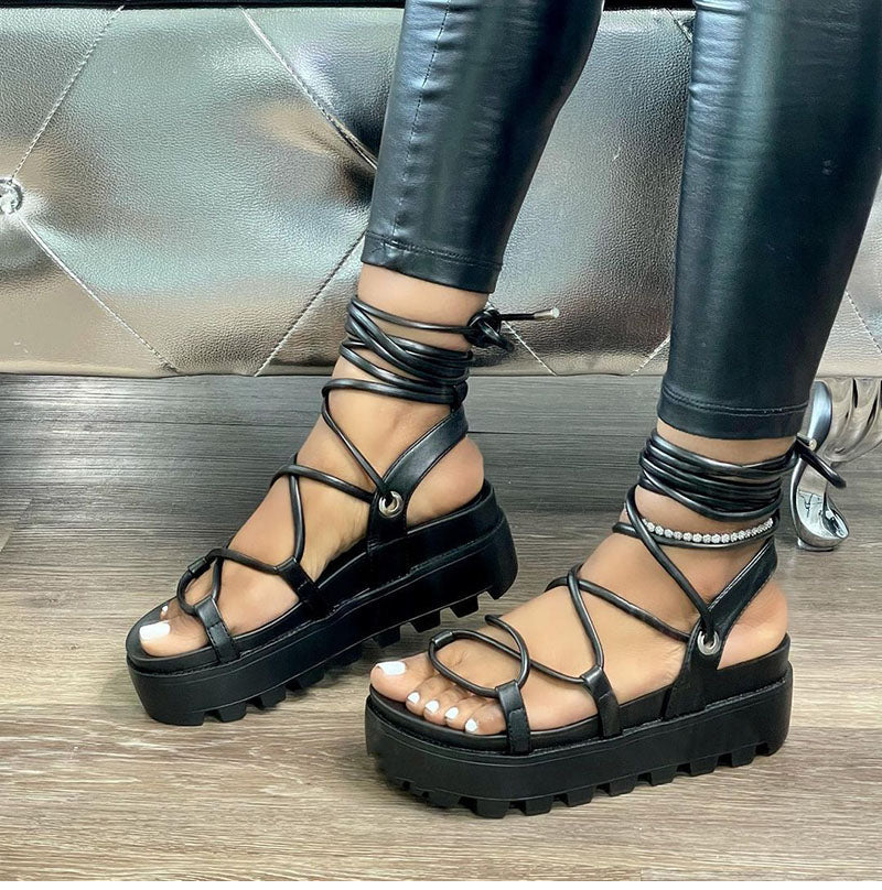 Gladiator Wrap Sandals