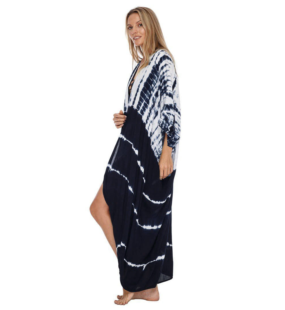 Tulum Embroidery Kaftan Beach Tunic Cover Up